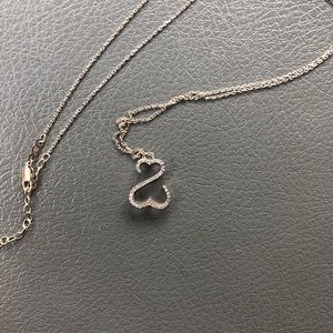 Kay Jewelers Open Heart Necklace 14K Gold